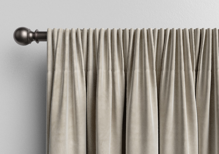 Odessa Velvet, Mushroom - Made to Measure Curtains - Image 9